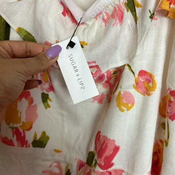 Worn Once - Sugarlips Curve Magdalena Midi Dress in Pink & W… - Picture 16 of 16